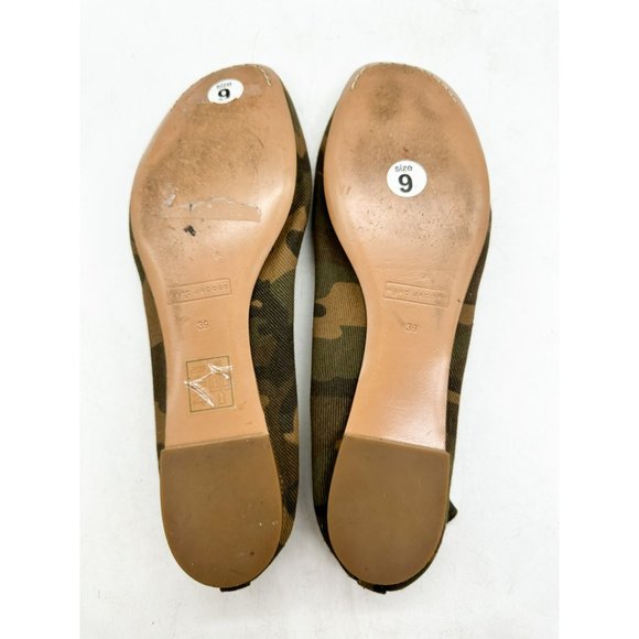 Marc Jacobs Women's Cleo Studded Ballerina Ballet Flat Camouflage 9 - Picture 11 of 11